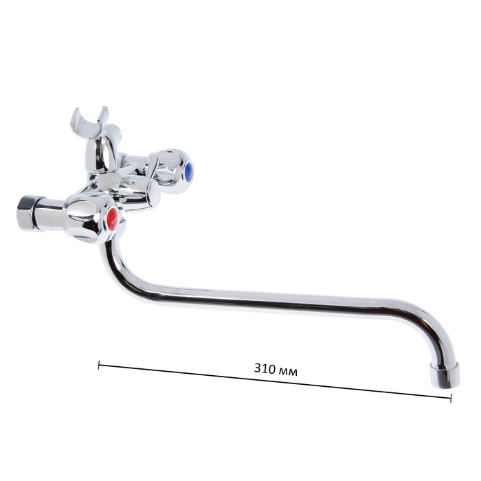 Смеситель для ванны KOMRAD S11-141-K-2, двухвентильный, душевая лейка и шланг, хром
Смеситель для ванны KOMRAD S11-141-K-2, двухвентильный, душевая лейка и шланг, хром