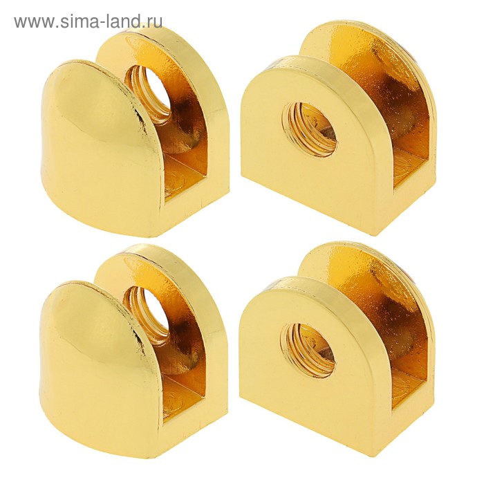 Полкодержатель P106GP 19х19х17 мм, 4 шт в наборе, цвет золото
Полкодержатель P106GP 19х19х17 мм, 4 шт в наборе, цвет золото