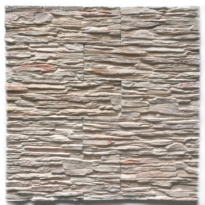 фото Декоративный камень сланец каскад (40шт в наборе), коричневый, 1м2 каменные решения
