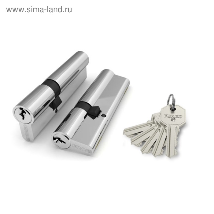 Цилиндровый механизм Fuaro 100 CA 90 (40х10х40) CP, 5 ключей, цвет хром
Цилиндровый механизм Fuaro 100 CA 90 (40х10х40) CP, 5 ключей, цвет хром