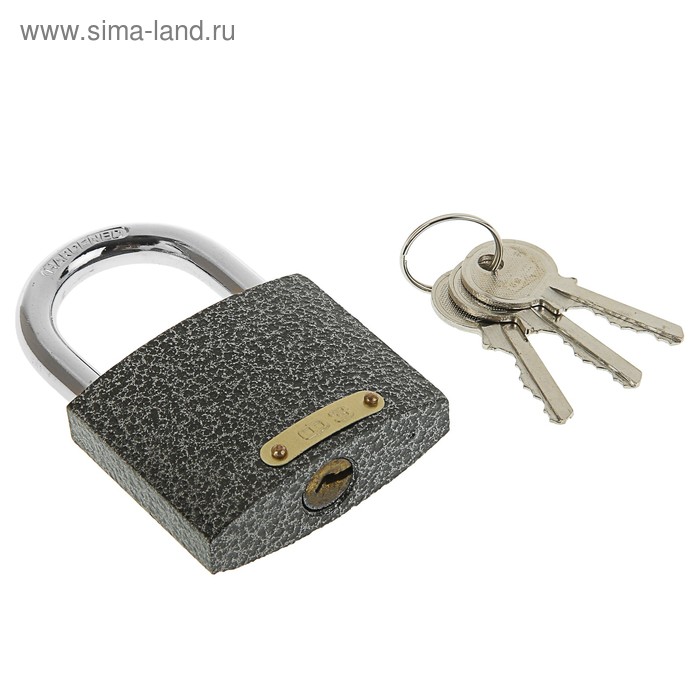 Замок навесной "Фабрика Замков" 303F-60, d=8.9 мм, 3 ключа , картонная коробка
Замок навесной "Фабрика Замков" 303F-60, d=8.9 мм, 3 ключа , картонная коробка