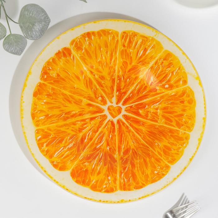 фото Тарелка 29,5 см "апельсин" vellarti
