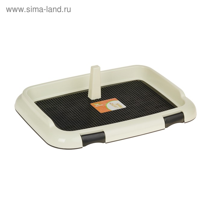 Туалет для собак 67 х 46 х 8 см, со съемным бортом, решеткой и столбиком, черный
Туалет для собак 67 х 46 х 8 см, со съемным бортом, решеткой и столбиком, черный