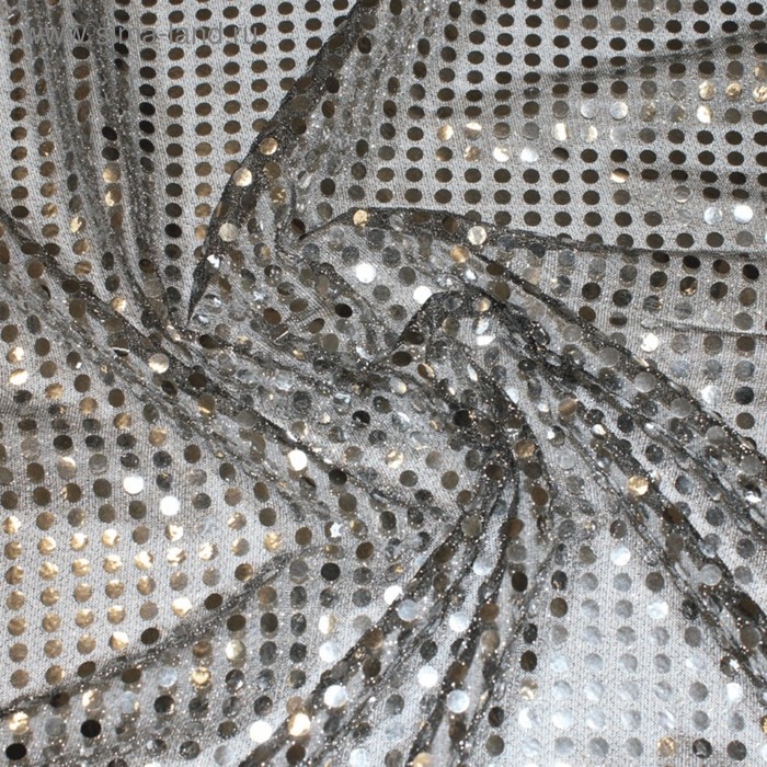 Трикотаж плательный, пайетки, ширина 110 см, чёрный / серебро
Трикотаж плательный, пайетки, ширина 110 см, чёрный / серебро