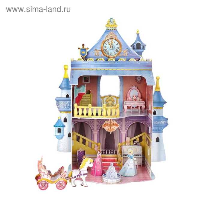 фото 3d пазл «замок принцессы», 81 деталь cubic-fun