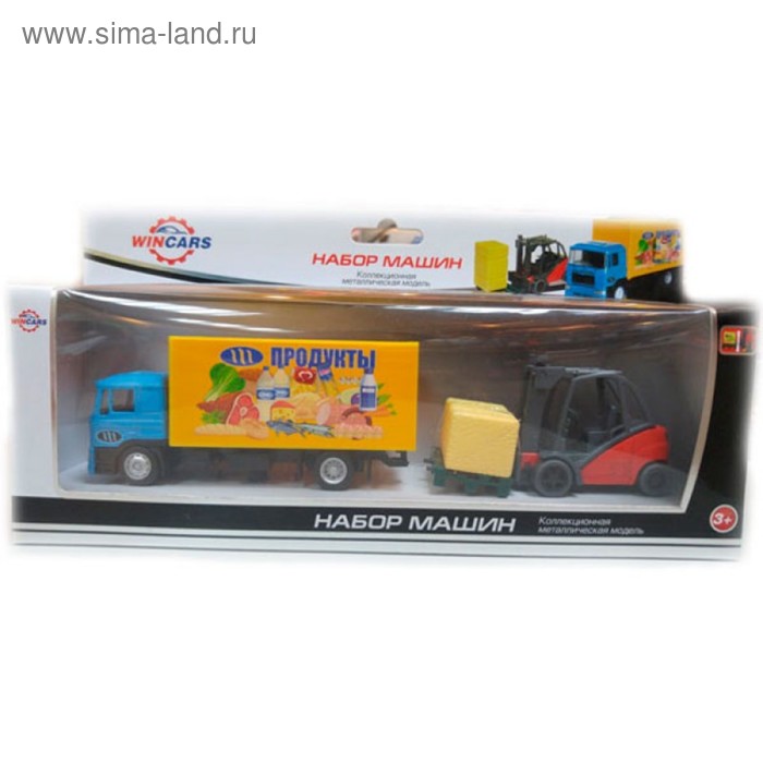 Игровой набор «Автофургон с погрузчиком»
Игровой набор «Автофургон с погрузчиком»