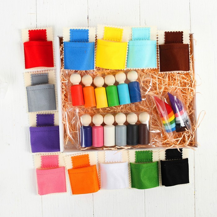 Сортер «Гномы в колпачках с кроватками» 6 см, 12 шт. 
Сортер «Гномы в колпачках с кроватками» 6 см, 12 шт.