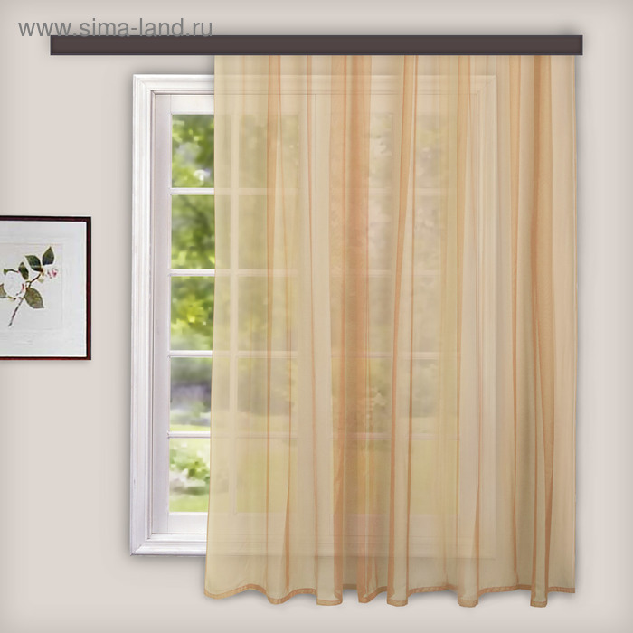 Штора вуаль однотонная 140х180 см св.персик, п/э 100%
Штора вуаль однотонная 140х180 см св.персик, п/э 100%