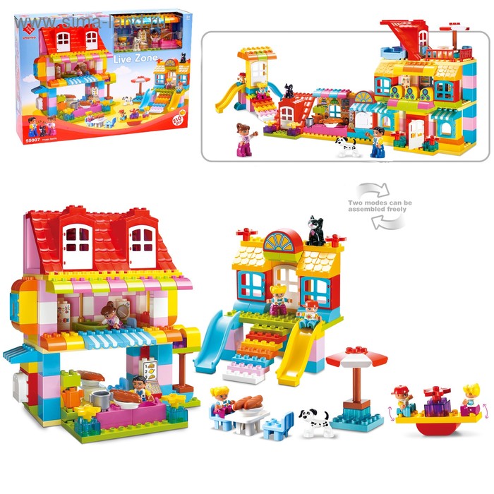 Конструктор «Загородная вилла», 2 варианта сборки, 210 деталей
Конструктор «Загородная вилла», 2 варианта сборки, 210 деталей