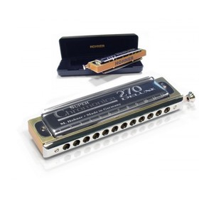 Губная гармошка HOHNER Chromonica 270 Delux 270/48 C (M754001)Chromatic, 12 отв., 48 яз.
Губная гармошка HOHNER Chromonica 270 Delux 270/48 C (M754001)Chromatic, 12 отв., 48 яз.