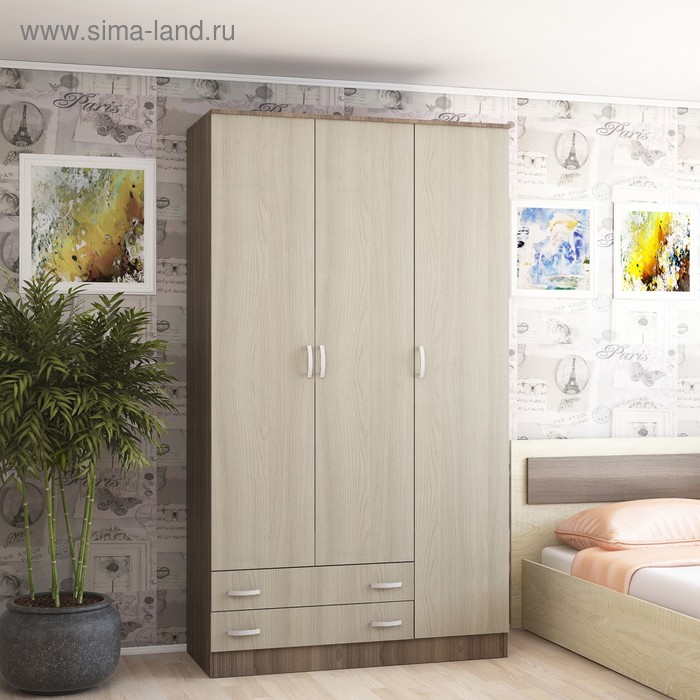 Шкаф 3-х створчатый Рэд, 1200х510х2120, Ясень шимо темный/Ясень шимо светлый
Шкаф 3-х створчатый Рэд, 1200х510х2120, Ясень шимо темный/Ясень шимо светлый