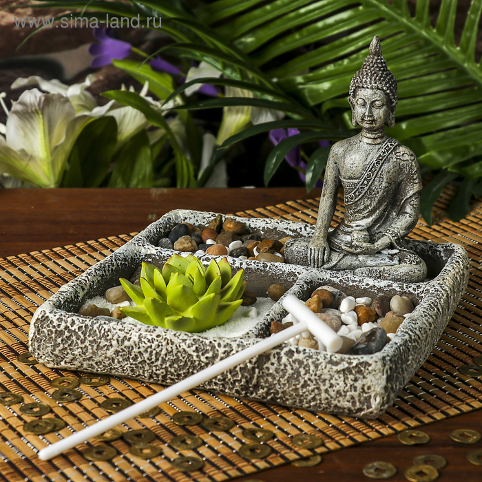 Сад Дзен полистоун "Медитация будды" 14х18,5х19 см
Сад Дзен полистоун "Медитация будды" 14х18,5х19 см