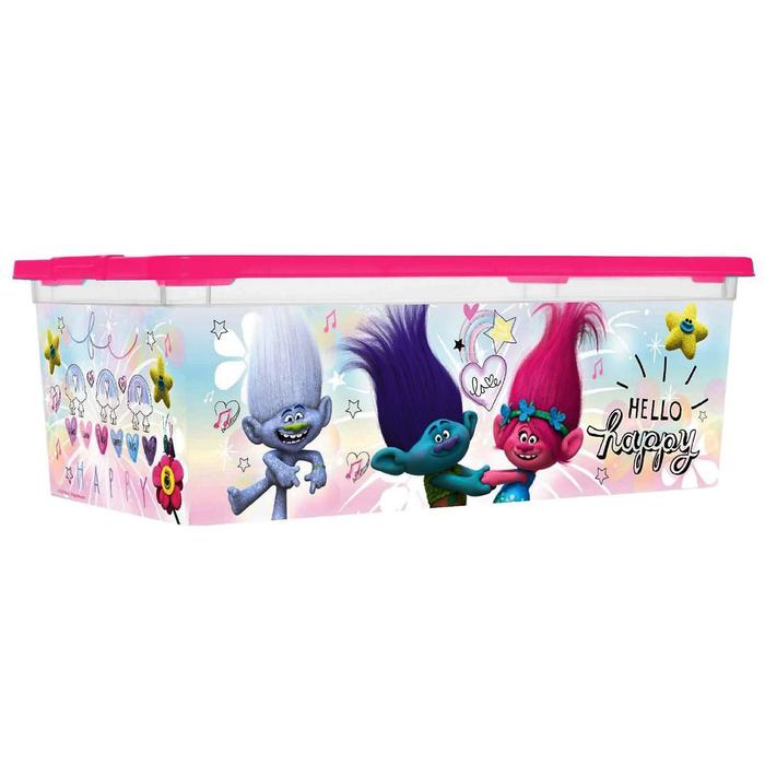 Контейнер для хранения игрушек Trolls, 5,5 л, МИКС 
Контейнер для хранения игрушек Trolls, 5,5 л, МИКС