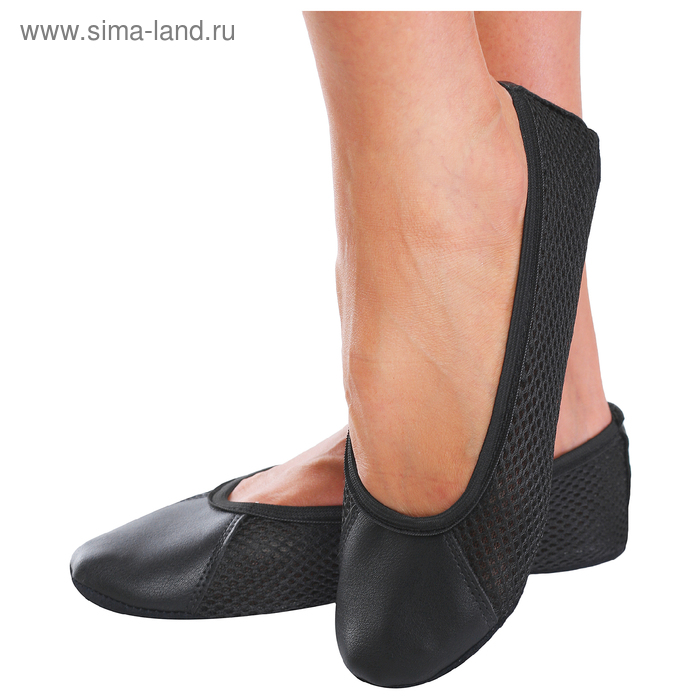 Чешки, сетка/натуральная кожа, цвет чёрный, длина по стельке 20 см
Чешки, сетка/натуральная кожа, цвет чёрный, длина по стельке 20 см