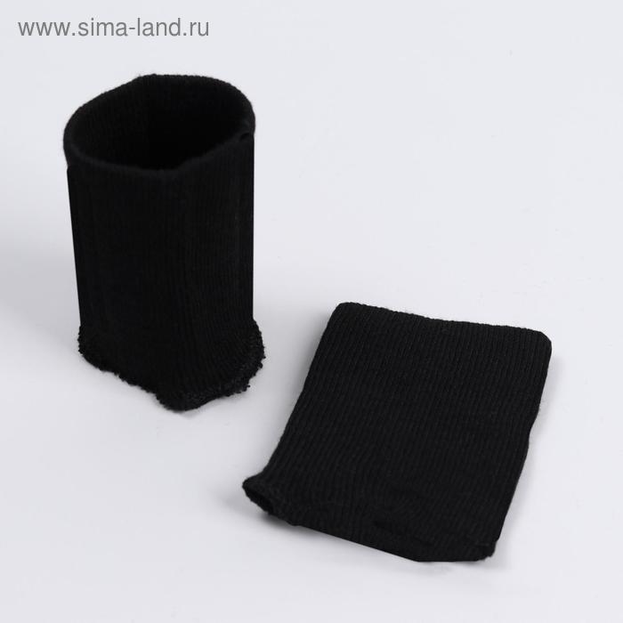 Манжеты, 8 × 10 см, цвет чёрный 
Манжеты, 8 × 10 см, цвет чёрный
