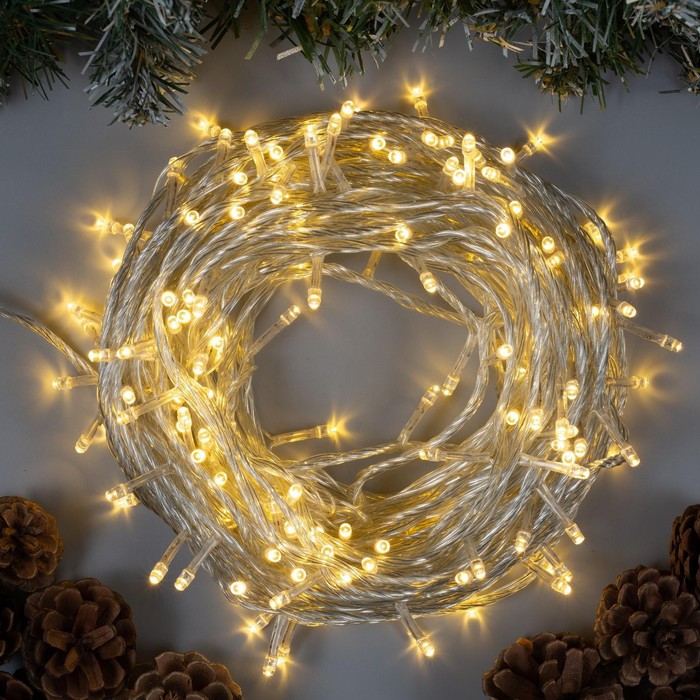 Гирлянда «Нить» 20 м, IP20, прозрачная нить, 200 LED, свечение тёплое белое, 8 режимов, 220 В
Гирлянда «Нить» 20 м, IP20, прозрачная нить, 200 LED, свечение тёплое белое, 8 режимов, 220 В