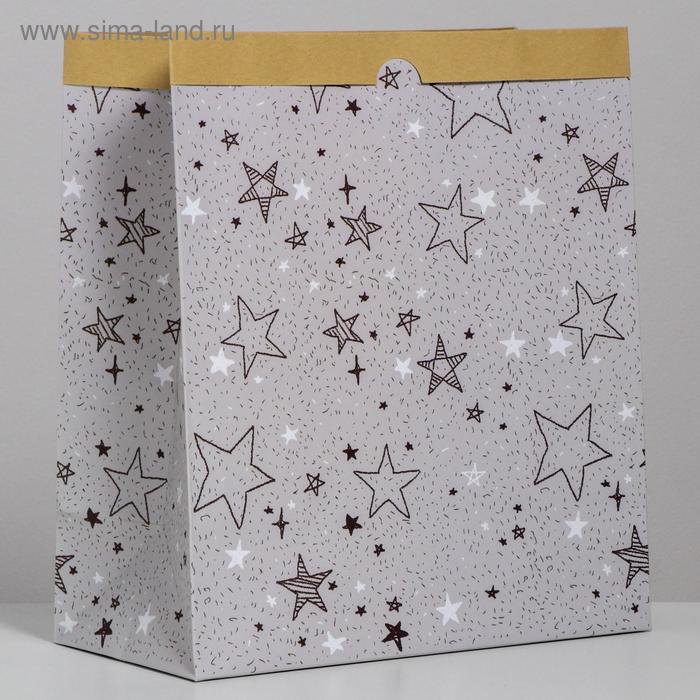 Пакет крафтовый «Звёзды», 32 х 36 х 16 см
Пакет крафтовый «Звёзды», 32 х 36 х 16 см