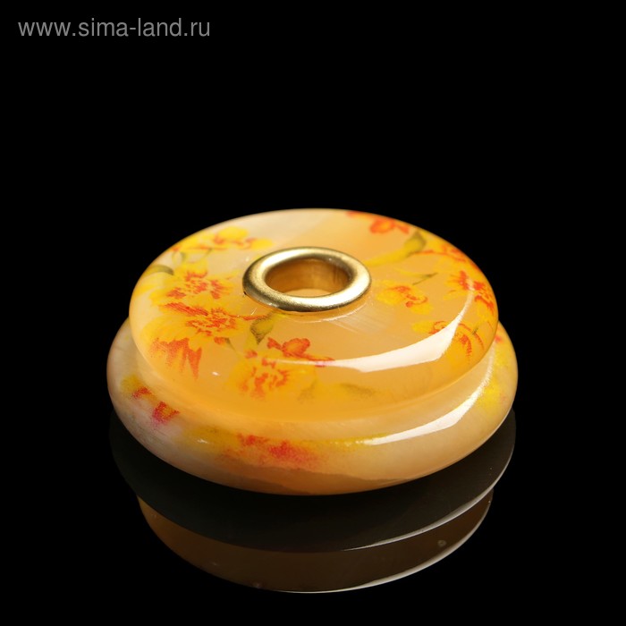 Подсвечник «Цветы», 4×4×2 см, селенит 
Подсвечник «Цветы», 4×4×2 см, селенит