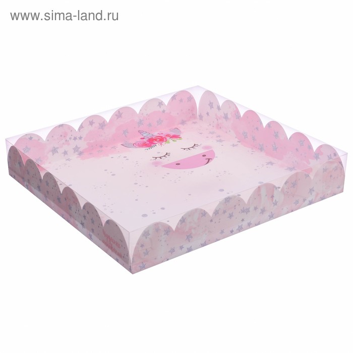 Коробка подарочная с PVC-крышкой «Чудесных мгновений», 35 × 35 × 6 см
Коробка подарочная с PVC-крышкой «Чудесных мгновений», 35 × 35 × 6 см