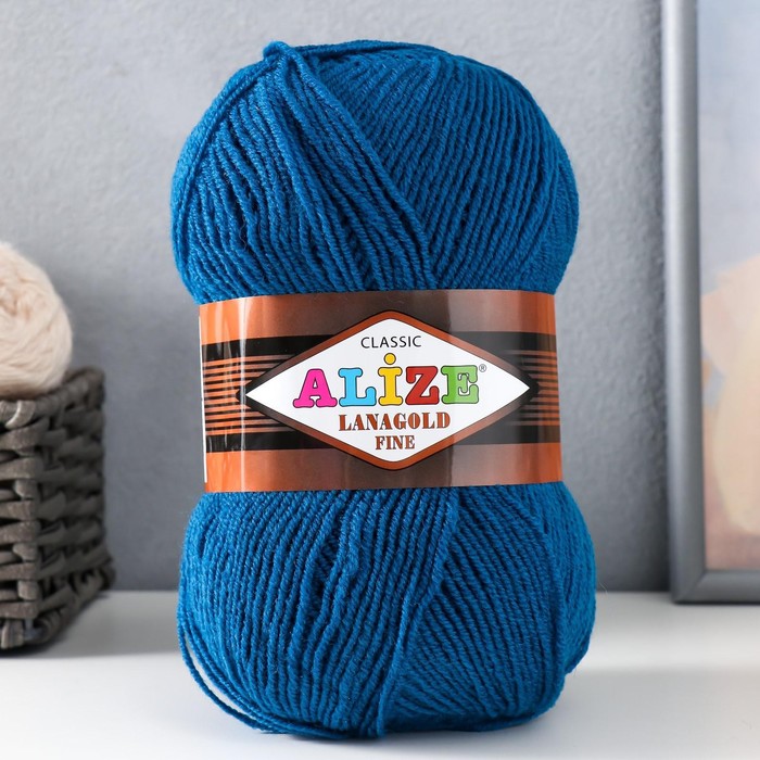 Пряжа "Lanagold fine" 49% шерсть, 51% акрил 390м/100гр (155 т. бирюзов.)
Пряжа "Lanagold fine" 49% шерсть, 51% акрил 390м/100гр (155 т. бирюзов.)