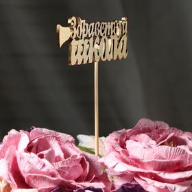 Топпер "Здравствуй школа, колокольчик", золотой, в пакете с подвесом, 12×5см Дарим Красиво
Топпер "Здравствуй школа, колокольчик", золотой, в пакете с подвесом, 12×5см Дарим Красиво