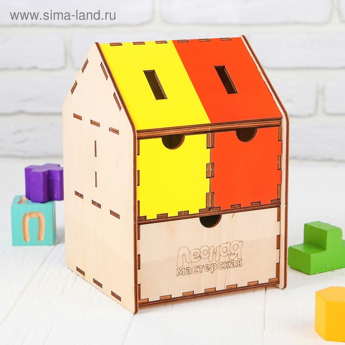Комодик сортер развивающий «Домик» 
Комодик сортер развивающий «Домик»