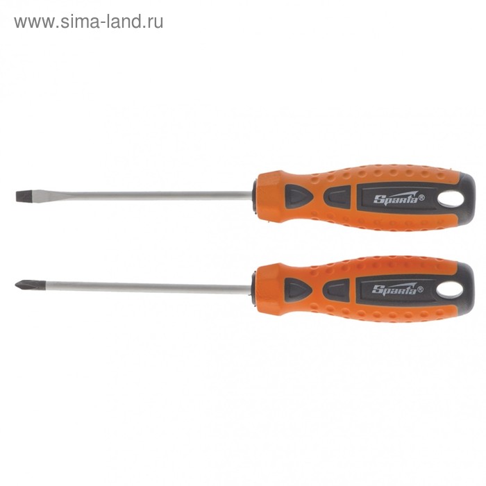 Набор отверток Sparta 135425, 2 шт., PH, SL
Набор отверток Sparta 135425, 2 шт., PH, SL
