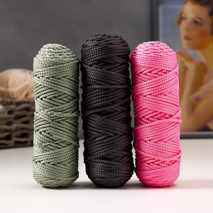 Шнур для вязания полиэфирный 3мм, 50м/100гр, набор 3шт (Комплект 8)
Шнур для вязания полиэфирный 3мм, 50м/100гр, набор 3шт (Комплект 8)