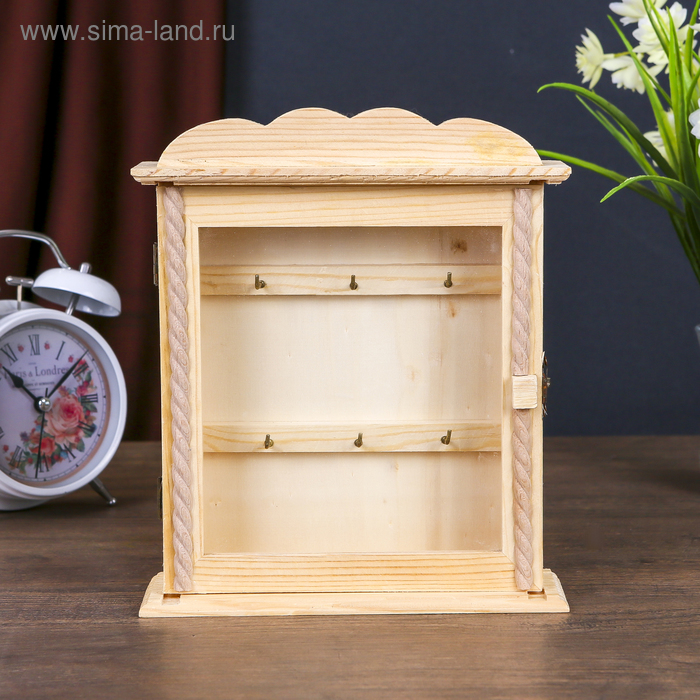 Ключница для росписи "Жгут" 6 крючков
Ключница для росписи "Жгут" 6 крючков