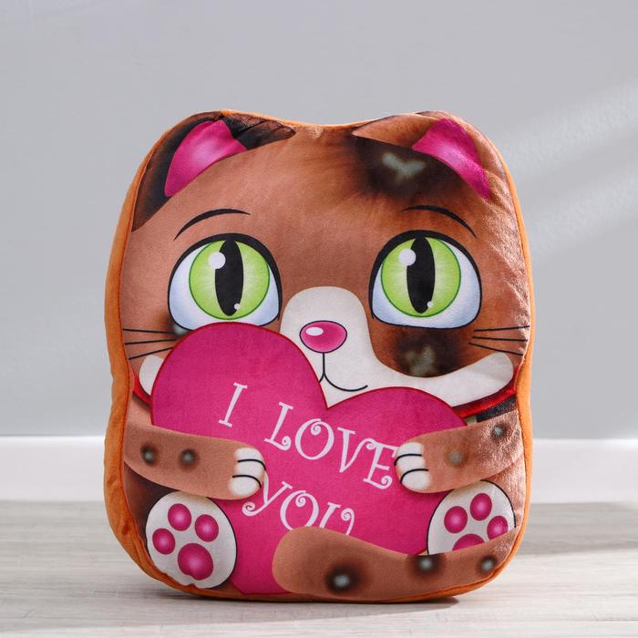 Мягкая игрушка «Милый котик», с сердцем
Мягкая игрушка «Милый котик», с сердцем