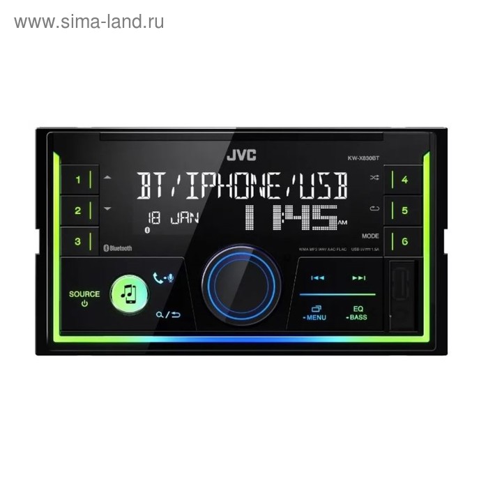 Автомагнитола JVC KW-X830BT
Автомагнитола JVC KW-X830BT