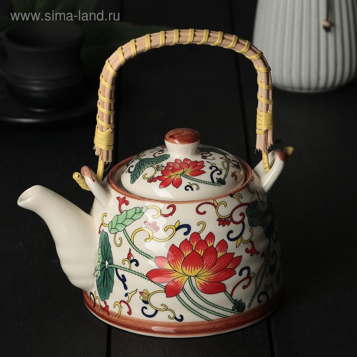 фото Чайник заварочный «лотос», 600 мл, с металлическим ситом