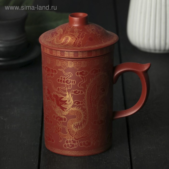 Кружка «Огненная птица», 350 мл, с крышкой и керамическим ситом
Кружка «Огненная птица», 350 мл, с крышкой и керамическим ситом