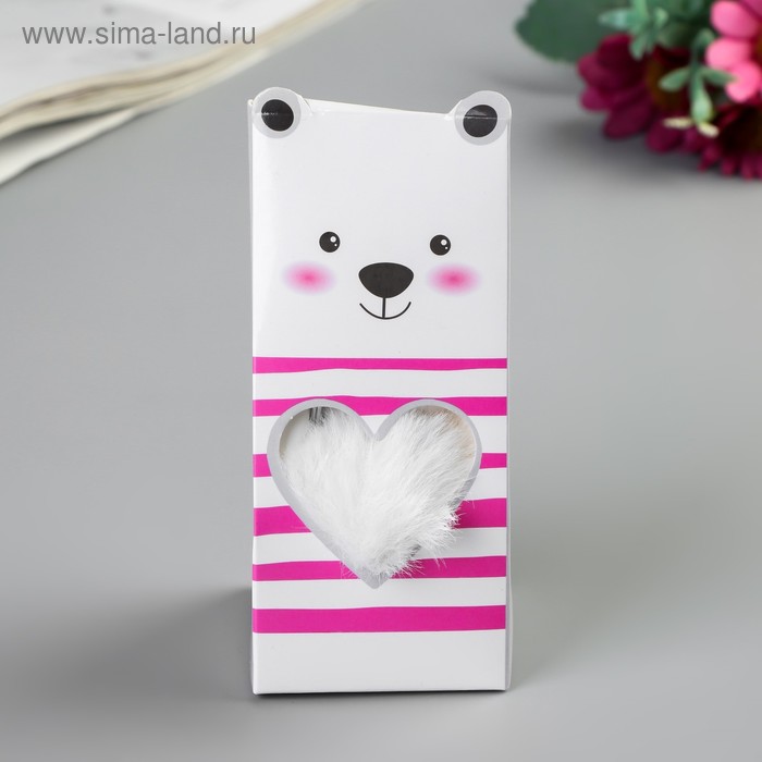 Пушистик на кольце "Мишка Зефирка"
Пушистик на кольце "Мишка Зефирка"