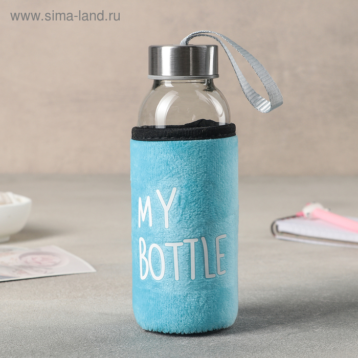 фото Бутылка «в раздумьях», 300 мл, рисунок и цвет микс