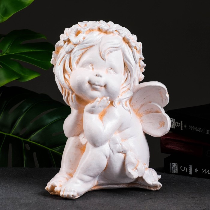 Фигура "Фея сидя" 21х20х28см бежевый
Фигура "Фея сидя" 21х20х28см бежевый