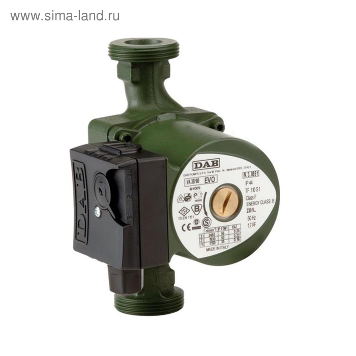 Насос циркуляционный DAB VA 35/180 X 60182180H, напор 3.9 м, 50 л/мин, 35-50-56 Вт
Насос циркуляционный DAB VA 35/180 X 60182180H, напор 3.9 м, 50 л/мин, 35-50-56 Вт