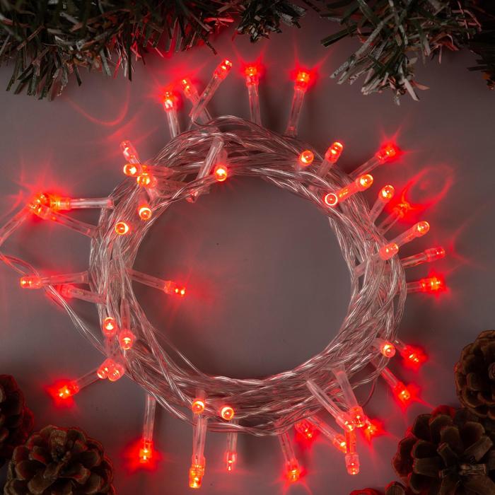 Гирлянда «Нить» 5 м, IP20, прозрачная нить, 50 LED, свечение красное, 8 режимов, 220 В
Гирлянда «Нить» 5 м, IP20, прозрачная нить, 50 LED, свечение красное, 8 режимов, 220 В
