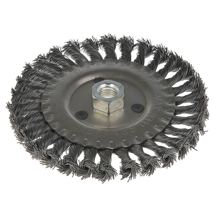 Щетка металлическая для УШМ ТУНДРА, крученая проволока, плоская, посадка М14, 150 мм
Щетка металлическая для УШМ ТУНДРА, крученая проволока, плоская, посадка М14, 150 мм