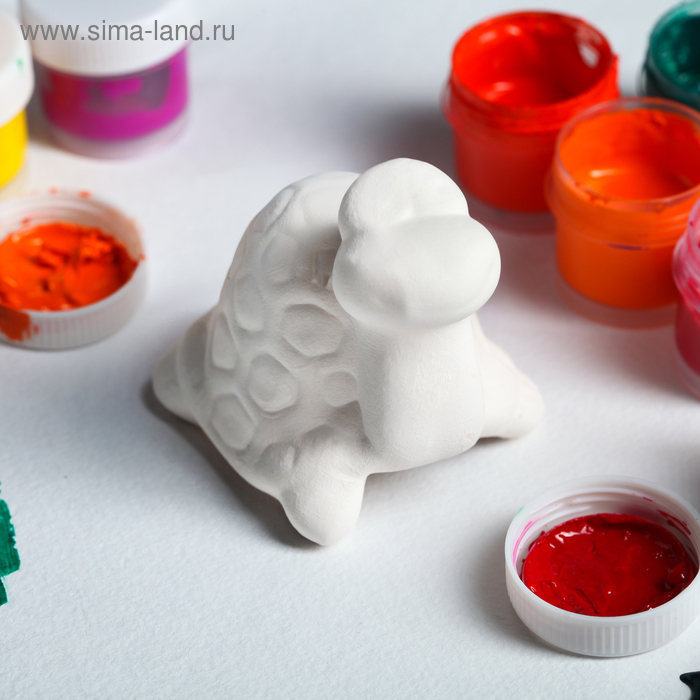 Фигурка-раскраска "Черепашка", под роспись, 8.5 см
Фигурка-раскраска "Черепашка", под роспись, 8.5 см