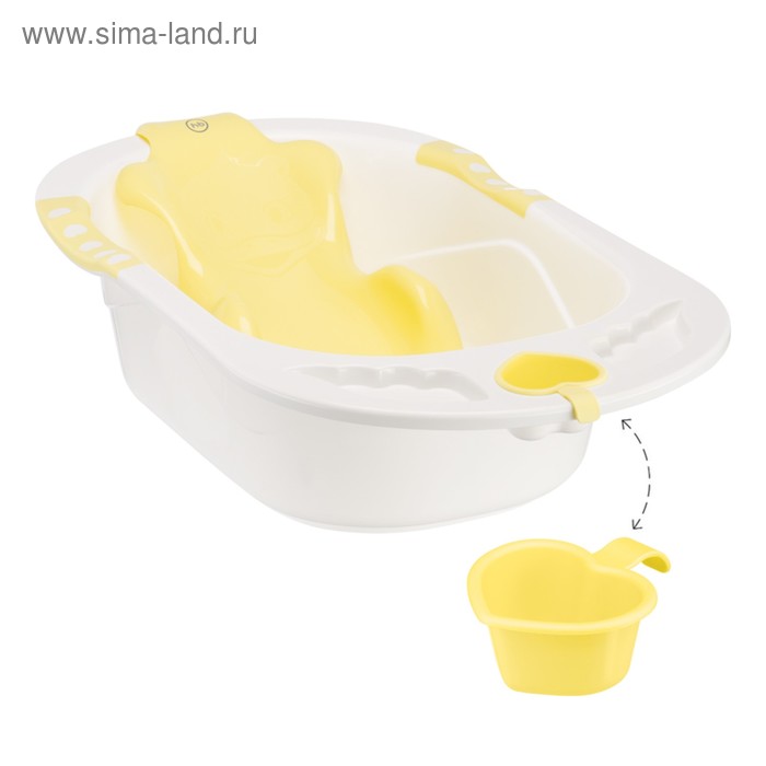 Ванна детская с анатомической горкой Happy Baby Comfort, цвет жёлтый
Ванна детская с анатомической горкой Happy Baby Comfort, цвет жёлтый