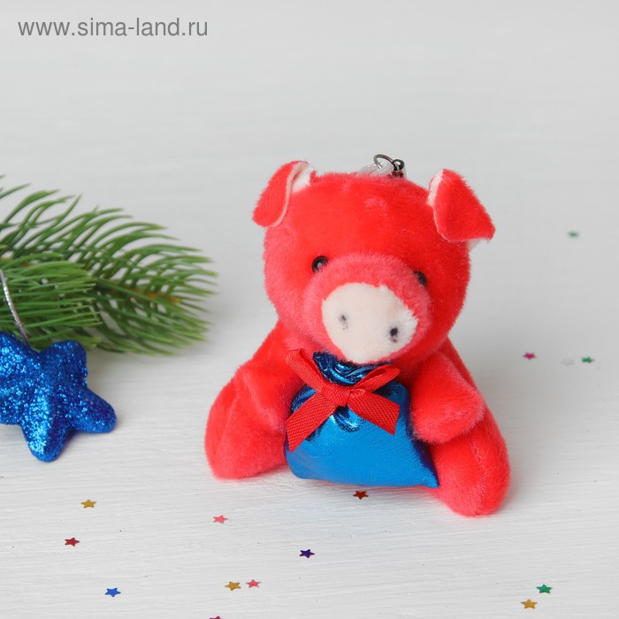 Подвеска «Свинка», в лапках подарок, цвета МИКС
Подвеска «Свинка», в лапках подарок, цвета МИКС