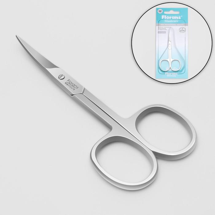 Ножницы маникюрные, загнутые, 9,5 см, цвет серебристый
Ножницы маникюрные, загнутые, 9,5 см, цвет серебристый