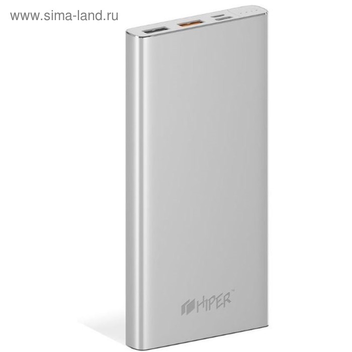 Мобильный аккумулятор Hiper MPX10000 Li-Pol 10000mAh 3A+2.4A+2A 2xUSB серебристый
Мобильный аккумулятор Hiper MPX10000 Li-Pol 10000mAh 3A+2.4A+2A 2xUSB серебристый