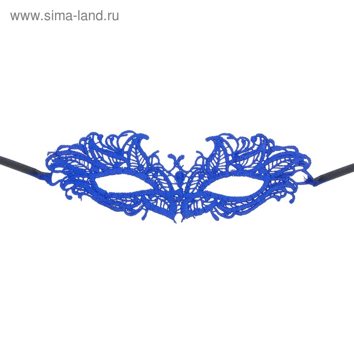 Карнавальная маска «Преображение», ажур, цвет синий 
Карнавальная маска «Преображение», ажур, цвет синий