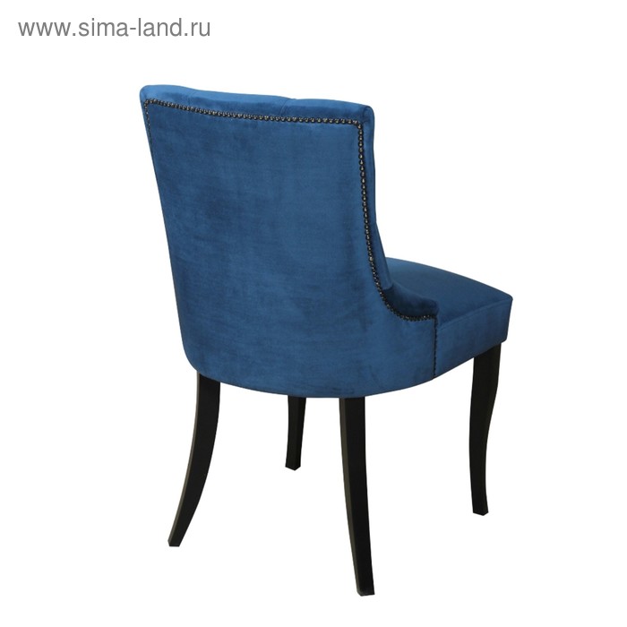 фото Стул «верона», опоры массив венге, ткань велюр, цвет океан риал