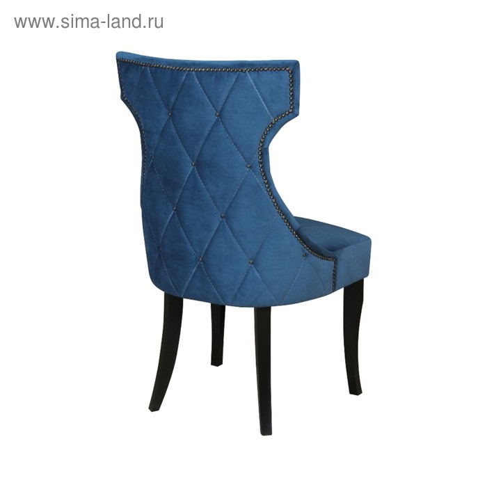 фото Стул «турин», опоры массив венге, ткань велюр, цвет океан риал