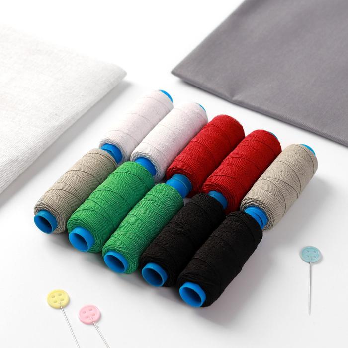 Набор эластичных ниток «Ассорти №4», 25 м, 10 шт, цвет разноцветный 
Набор эластичных ниток «Ассорти №4», 25 м, 10 шт, цвет разноцветный