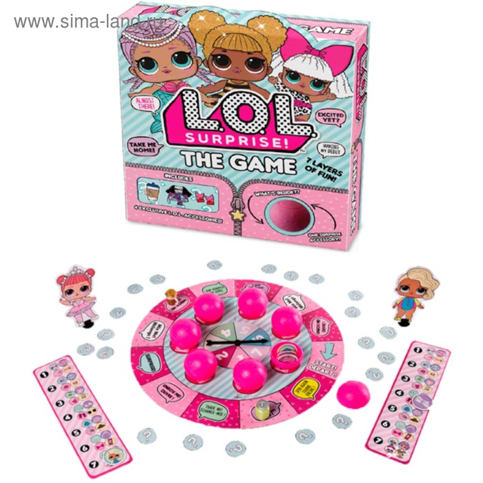 Настольная игра LOL Spin Master «Сюрприз»
Настольная игра LOL Spin Master «Сюрприз»