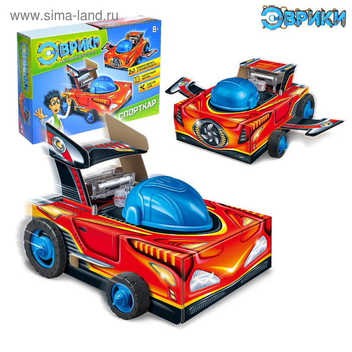 Электронный конструктор «Спорткар», 2 в 1, работает от батареек
Электронный конструктор «Спорткар», 2 в 1, работает от батареек